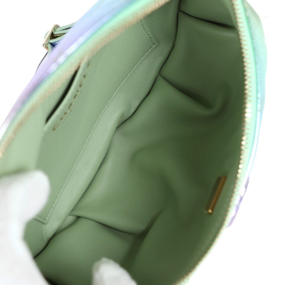 Chanel Belt Bag Rainbow Metallic Lambskin Light Gold Hardware - Image 8