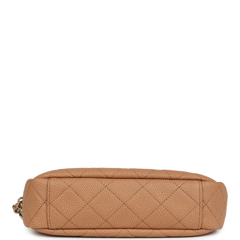 Chanel Small Coco Camera Case Dark Beige Matte Caviar Gold Hardware - Image 7