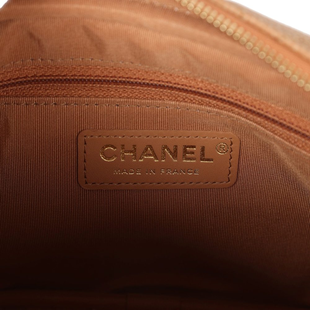 Chanel Small Coco Camera Case Dark Beige Matte Caviar Gold Hardware - Image 11
