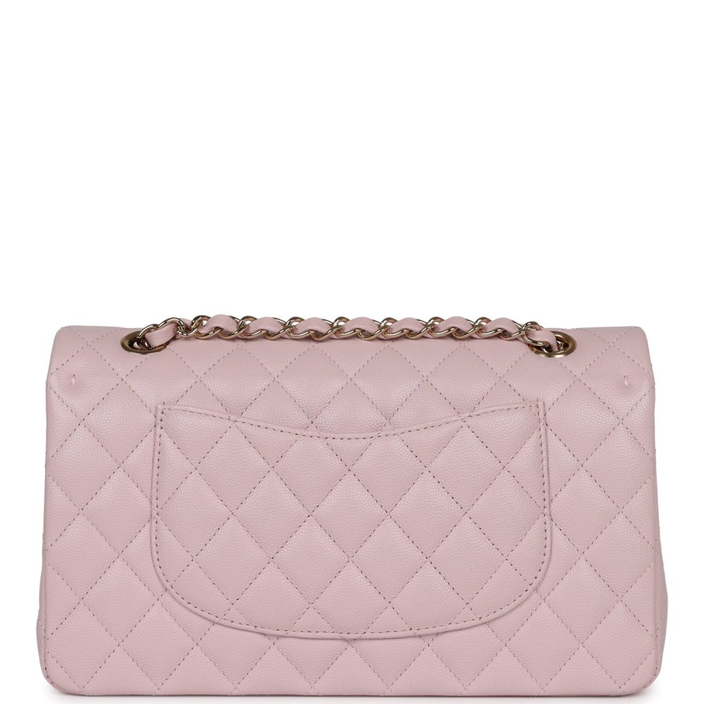 Chanel Medium Classic Double Flap Light Pink Caviar Light Gold Hardware - Image 4