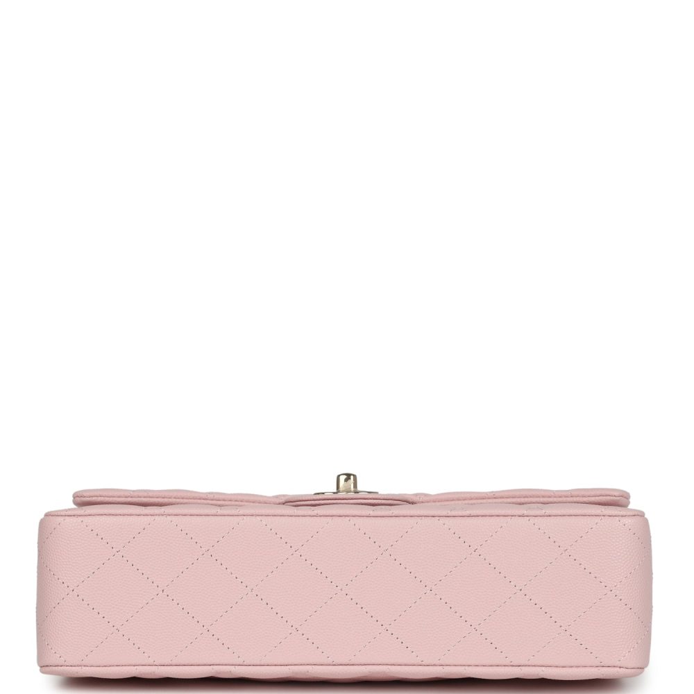Chanel Medium Classic Double Flap Light Pink Caviar Light Gold Hardware - Image 6