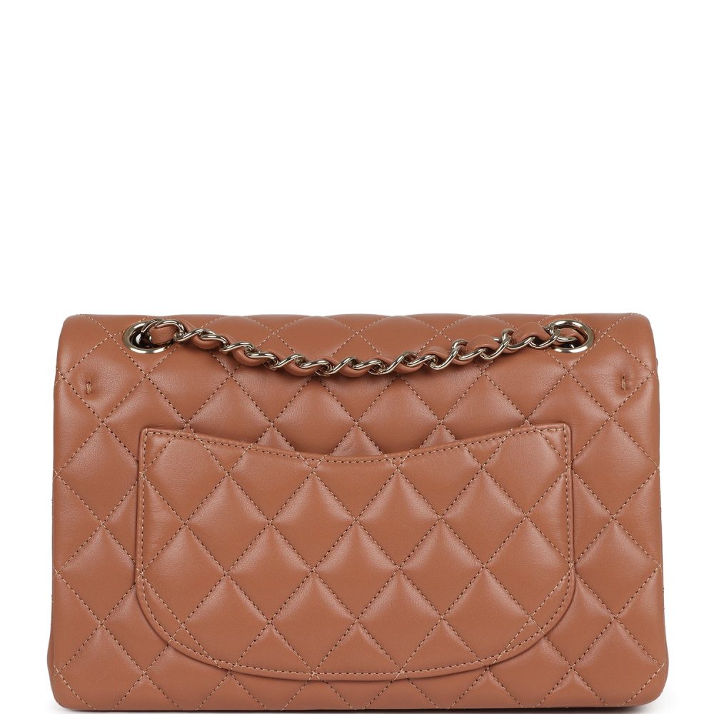 Chanel Small Classic Double Flap Bag Caramel Lambskin Light Gold Hardware - Image 4