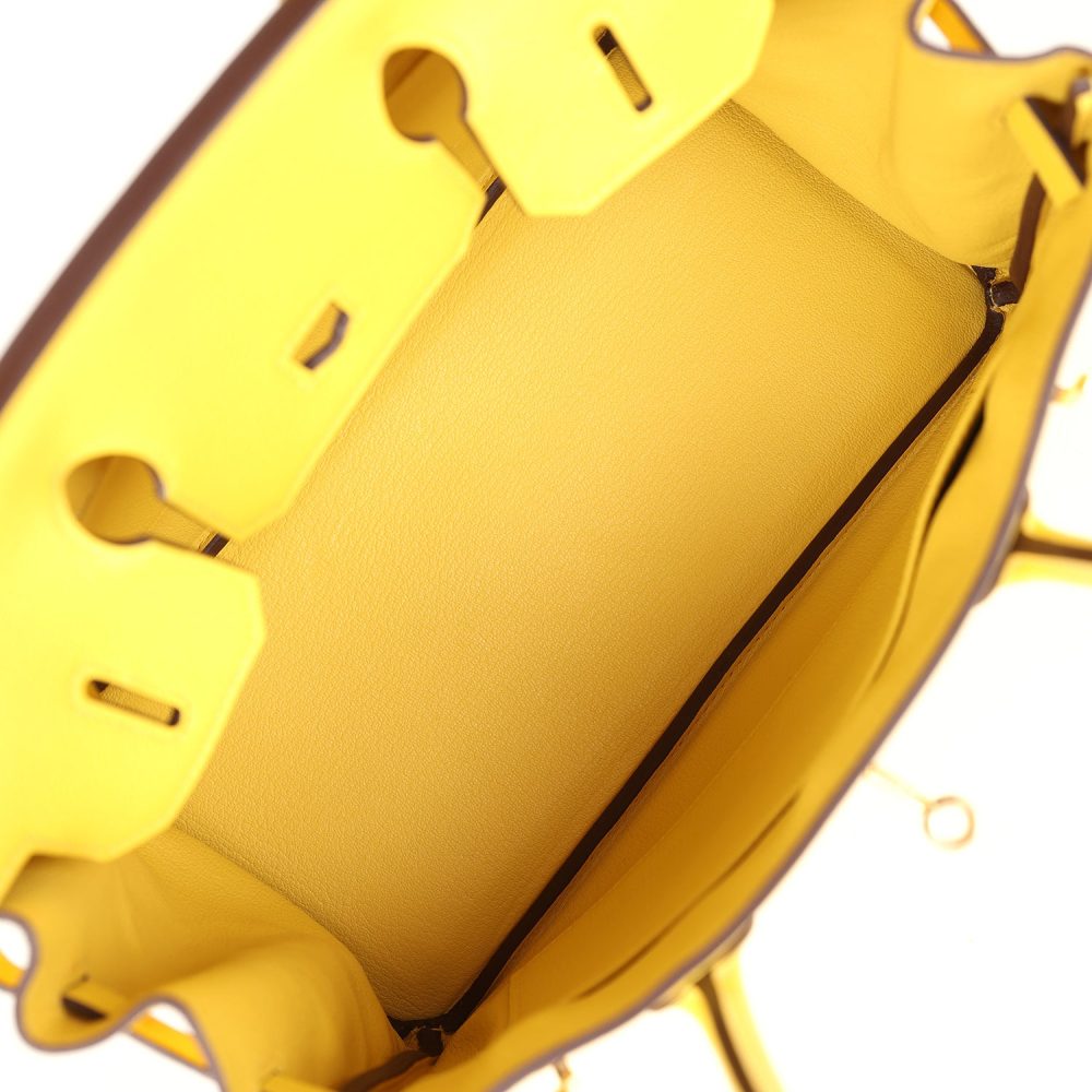 Hermes Birkin 30 Jaune de Naples Novillo Gold Hardware - Image 8