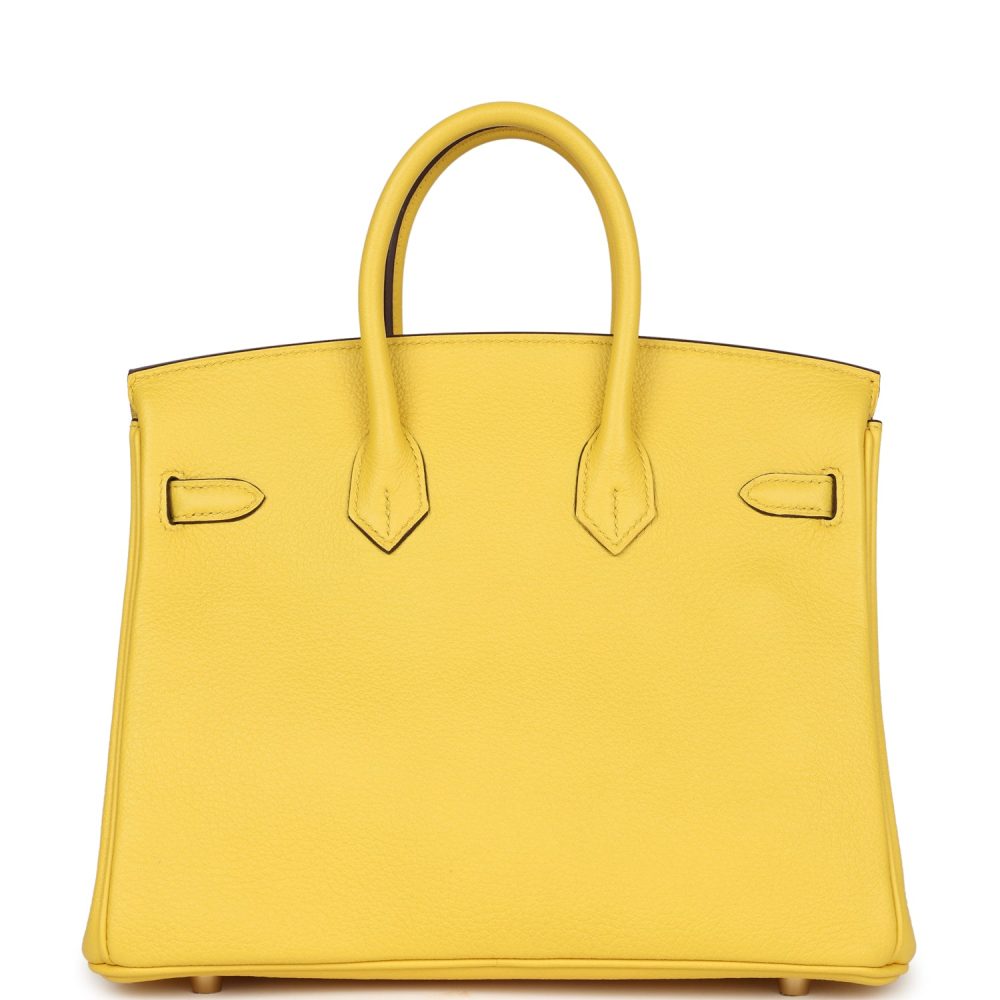 Hermes Birkin 25 Jaune de Naples Togo Gold Hardware - Image 5