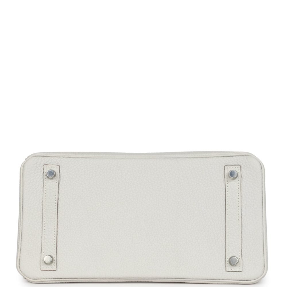 Hermes Birkin 30 Gris Pale Togo Palladium Hardware - Image 6