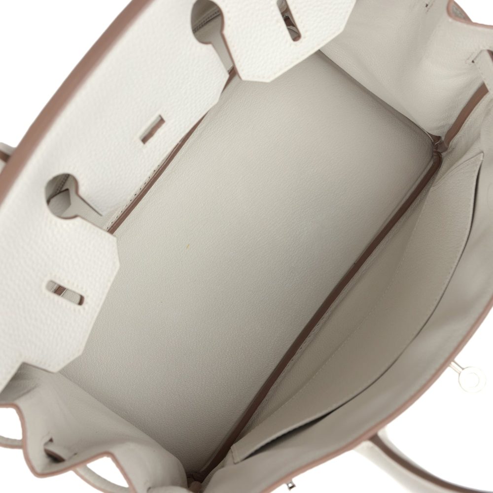 Hermes Birkin 30 Gris Pale Togo Palladium Hardware - Image 8