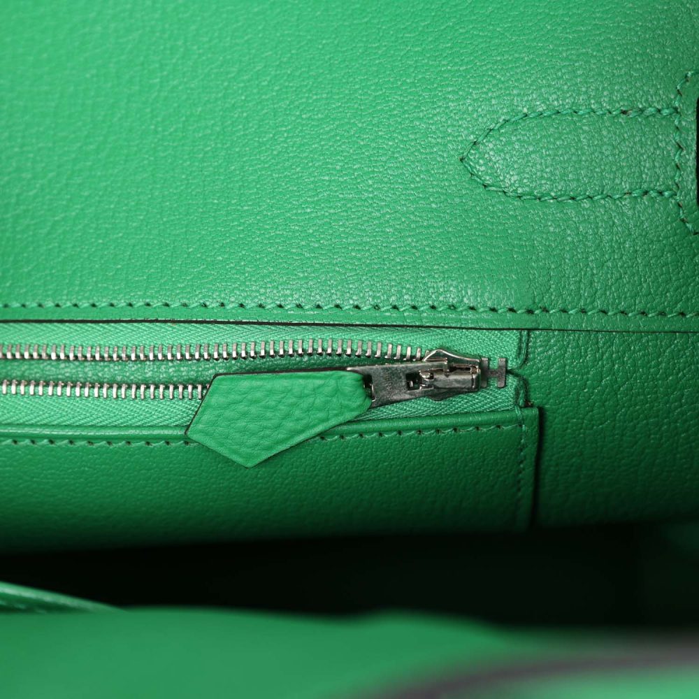 Hermes Birkin 35 Bambou Togo Palladium Hardware - Image 9