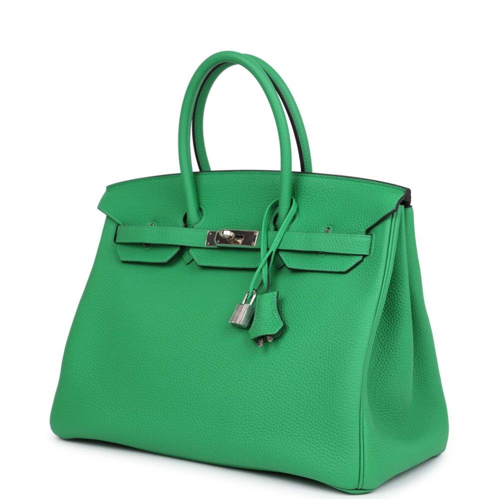 Hermes Birkin 35 Bambou Togo Palladium Hardware - Image 5