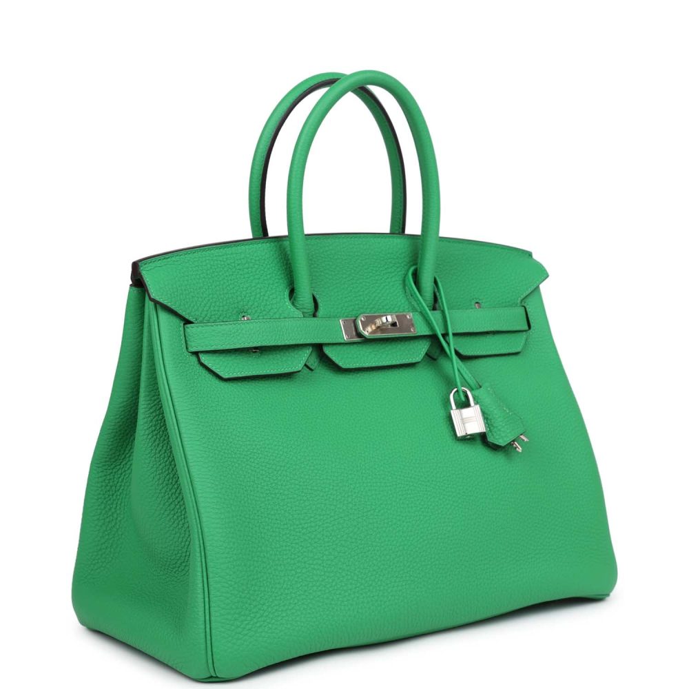 Hermes Birkin 35 Bambou Togo Palladium Hardware - Image 2