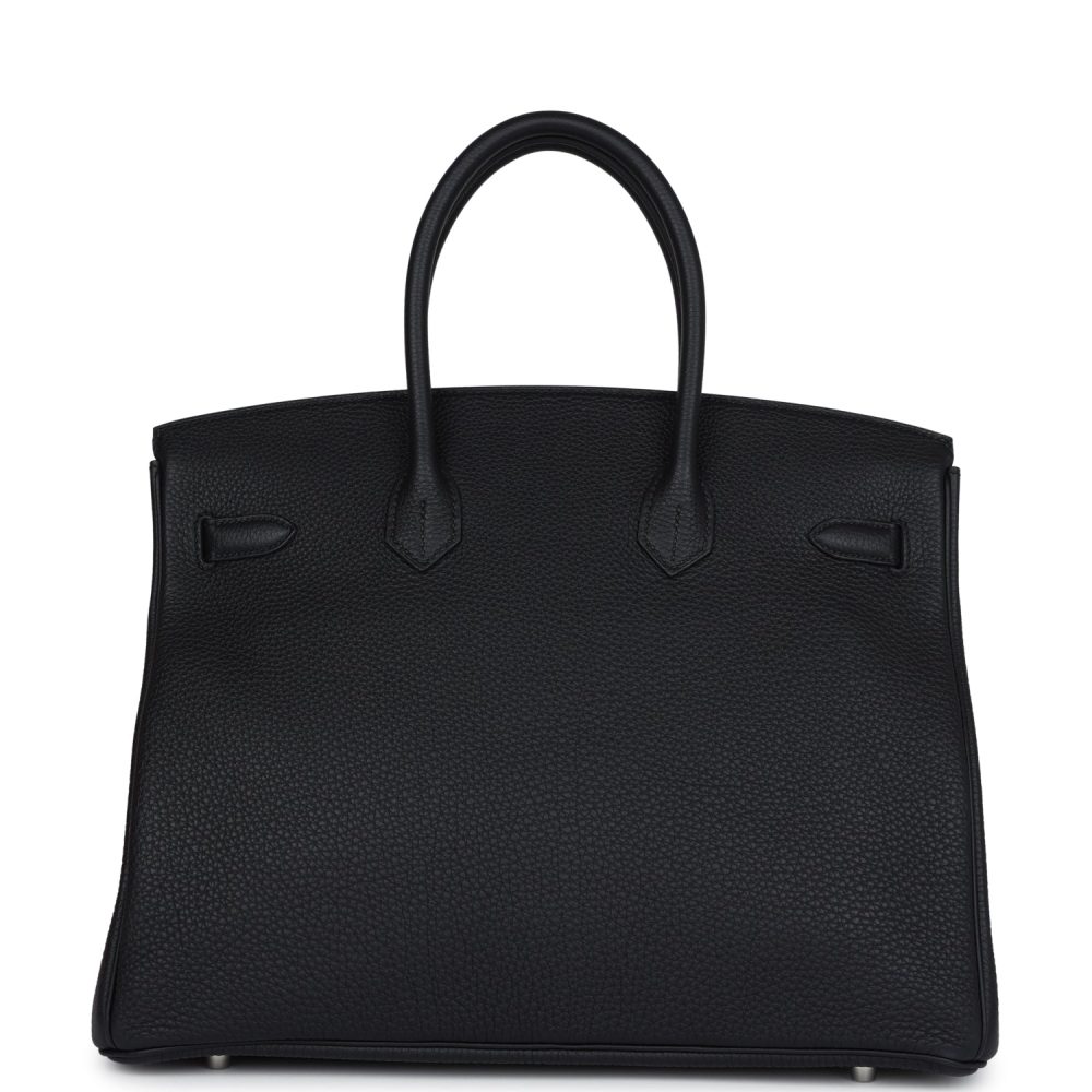 Hermes Birkin 35 Black Togo Palladium Hardware - Image 4