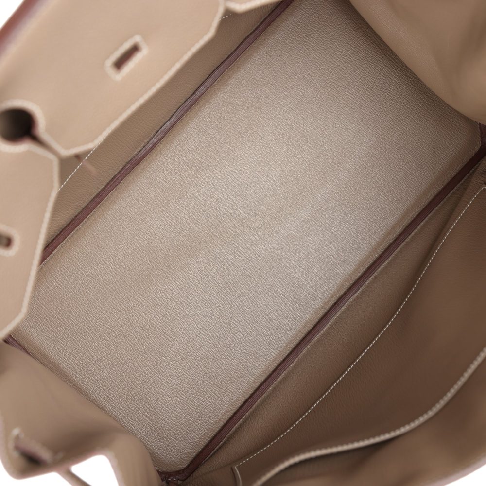 Hermes Birkin 40 Etoupe Togo Palladium Hardware - Image 8