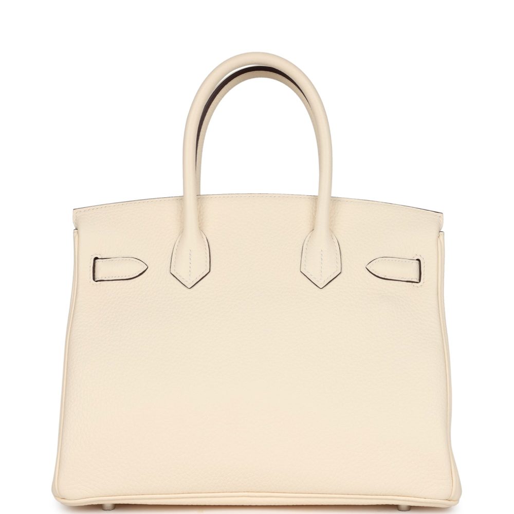 Hermes Birkin 30 Nata Clemence Palladium Hardware - Image 4