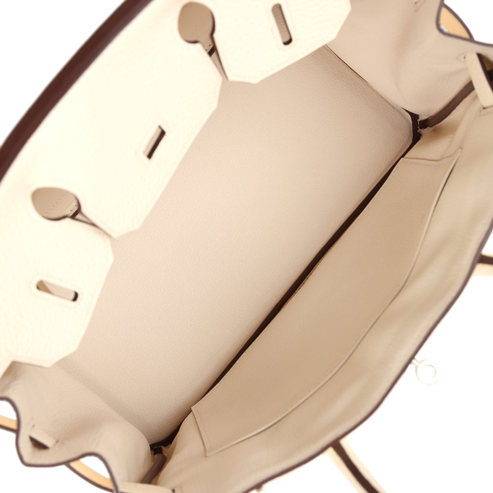 Hermes Birkin 30 Nata Clemence Palladium Hardware - Image 8