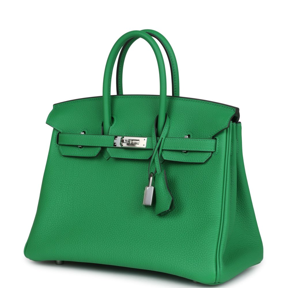 Hermes Birkin 25 Bambou Togo Palladium Hardware - Image 5