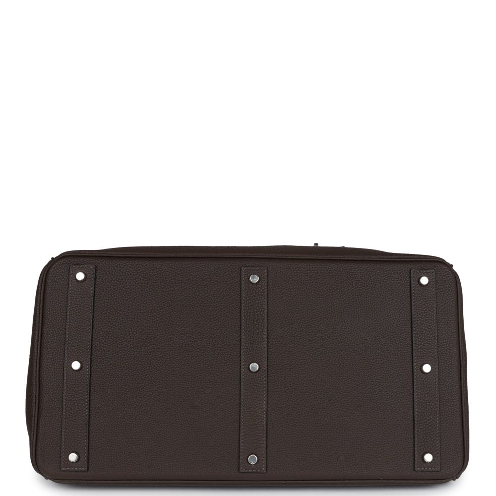 Hermes Multipockets Birkin HAC 50 Ecorce Togo Palladium Hardware - Image 6