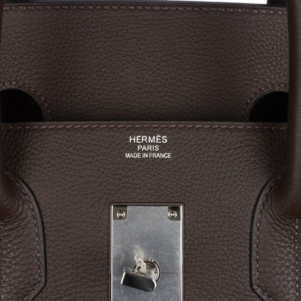 Hermes Multipockets Birkin HAC 50 Ecorce Togo Palladium Hardware - Image 7