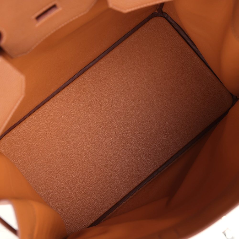 Hermes Coup De Soleil Birkin HAC 40 Gold Togo Palladium Hardware - Image 8