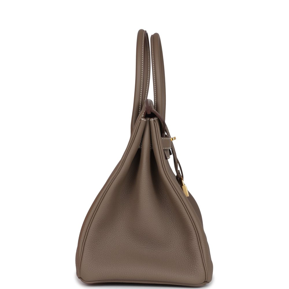 Hermes Birkin 35 Etoupe Togo Gold Hardware - Image 3