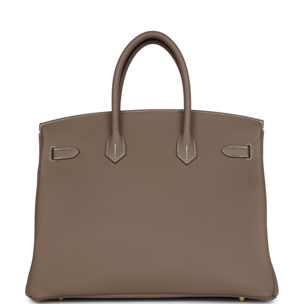 Hermes Birkin 35 Etoupe Togo Gold Hardware - Image 4