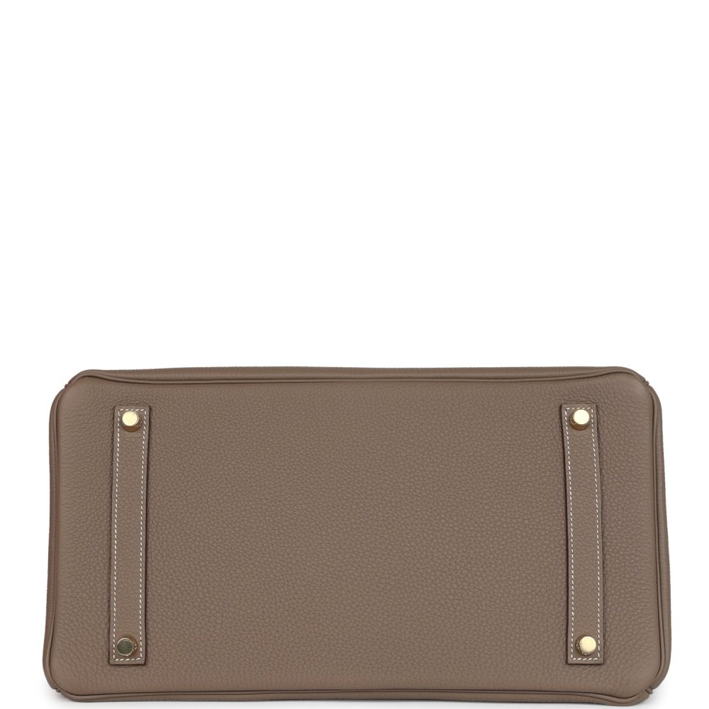 Hermes Birkin 35 Etoupe Togo Gold Hardware - Image 6