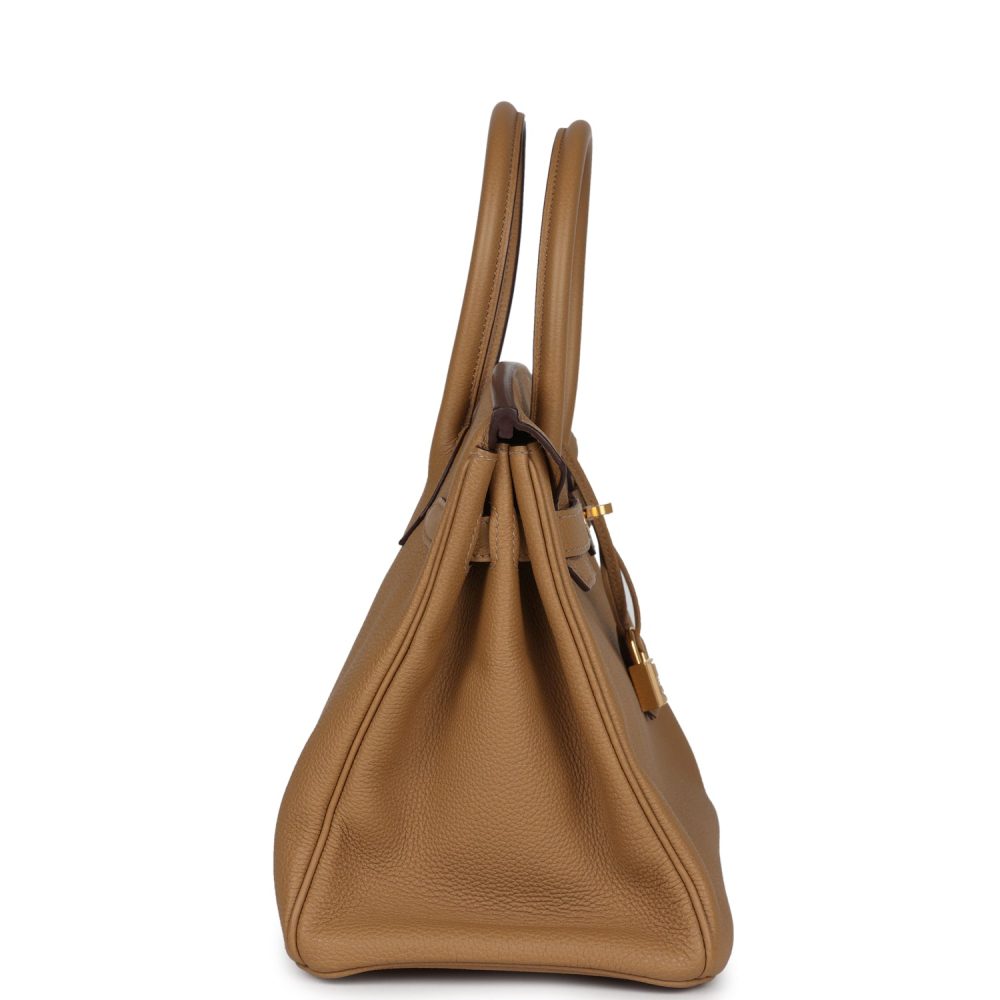 Hermes Birkin 30 Biscuit Togo Gold Hardware - Image 3