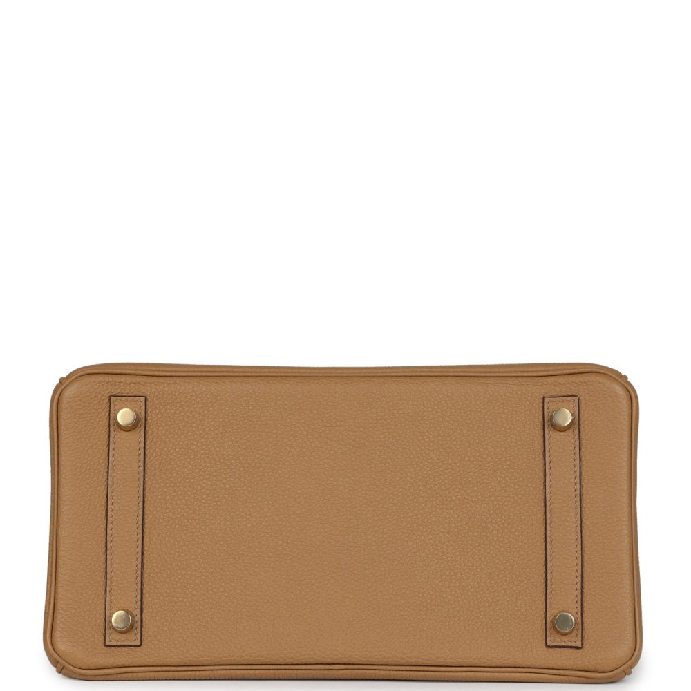 Hermes Birkin 30 Biscuit Togo Gold Hardware - Image 6