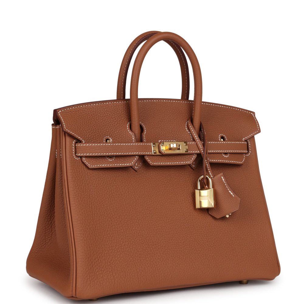 Hermes Birkin 25 Gold Togo Gold Hardware - Image 2