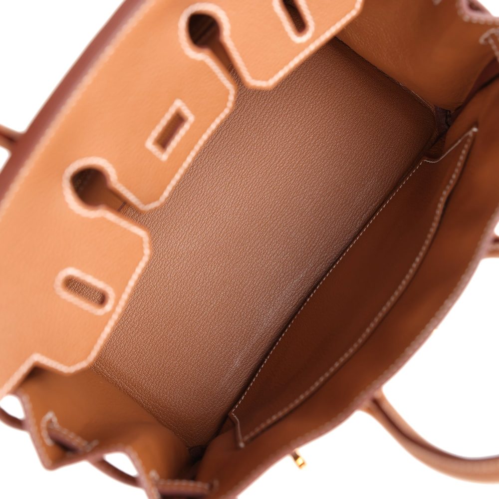 Hermes Birkin 25 Gold Togo Gold Hardware - Image 8