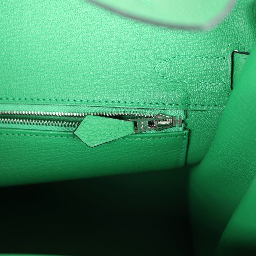 Hermes Birkin 30 Bambou Togo Palladium Hardware - Image 9