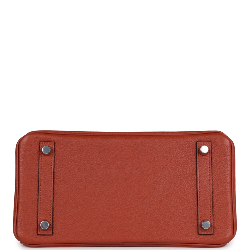 Hermes Birkin 25 Cuirve Verso Taurillon Novillo Palladium Hardware - Image 6