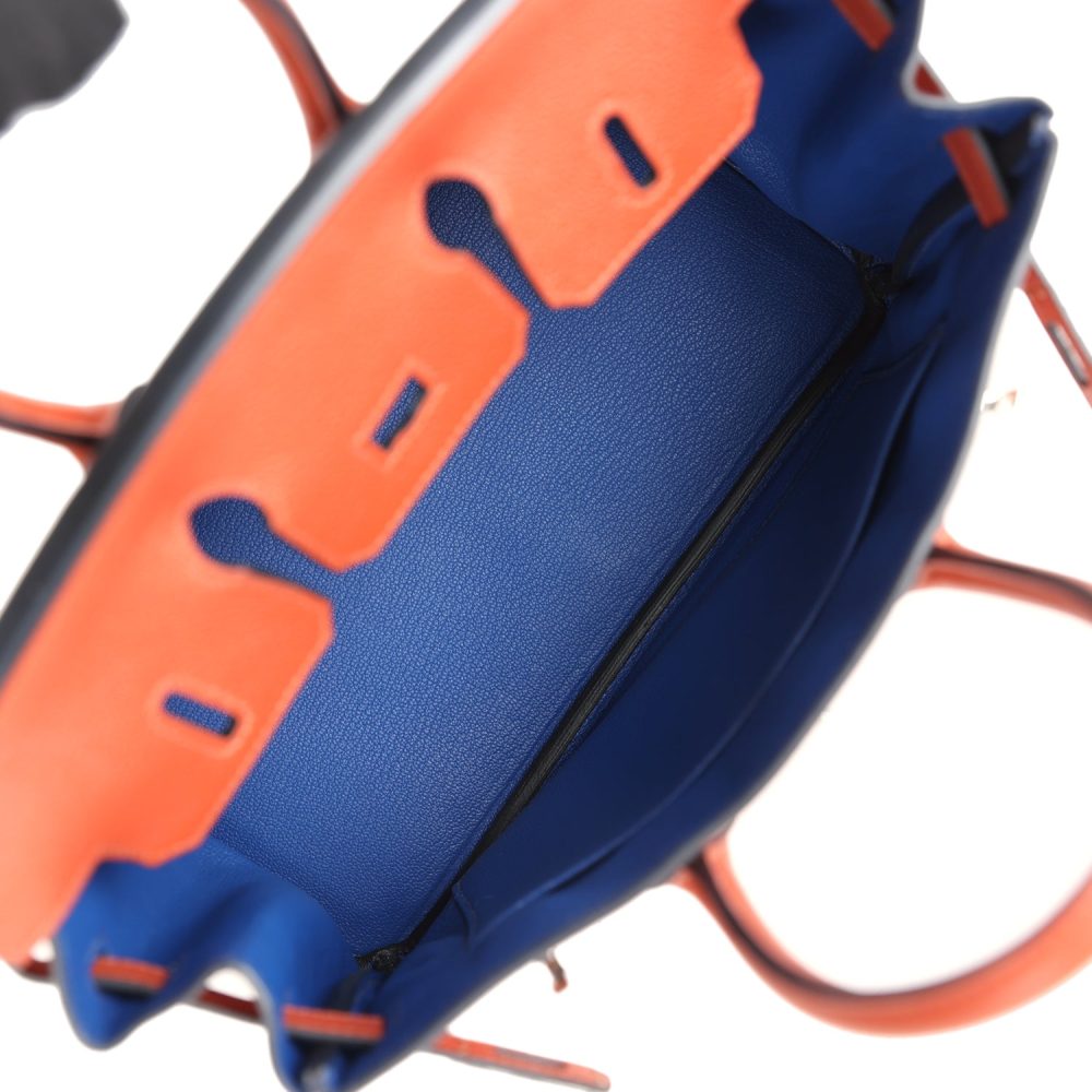 Hermes Birkin 25 Cuirve Verso Taurillon Novillo Palladium Hardware - Image 8