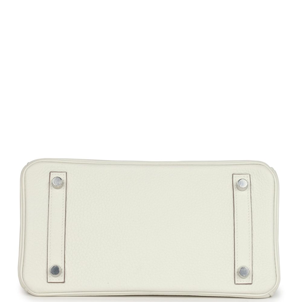 Hermes Birkin 25 Mushroom Togo Palladium Hardware - Image 6