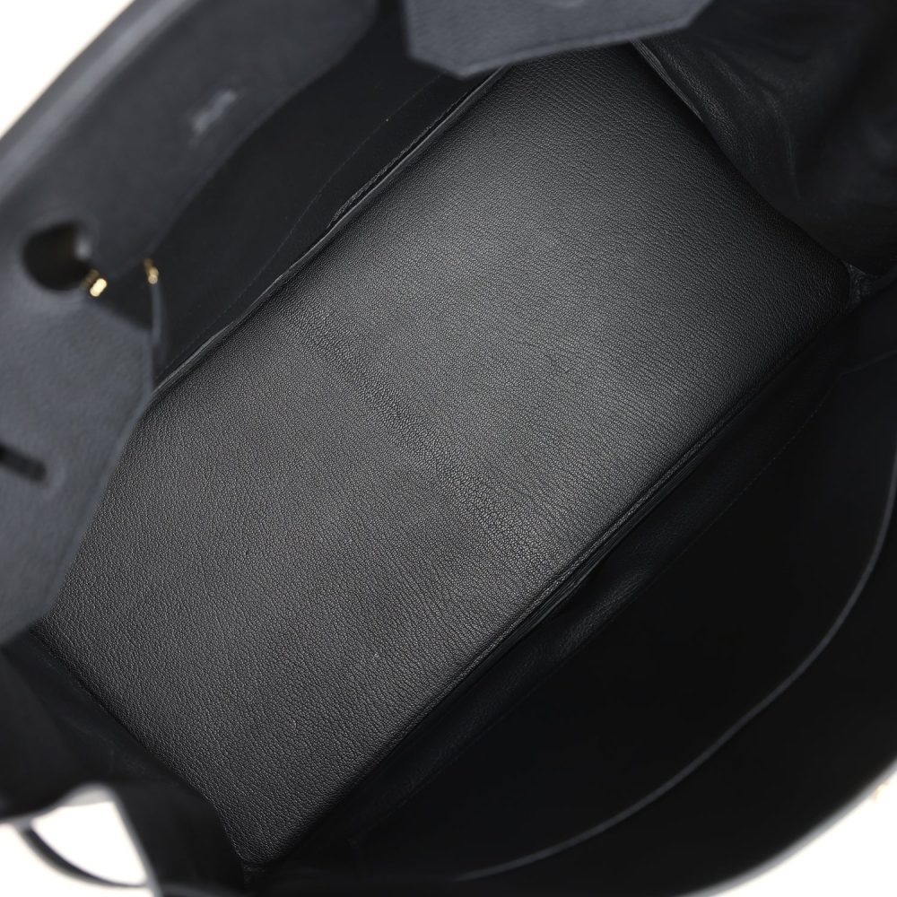 Hermes Birkin 40 Black Togo Gold Hardware - Image 8