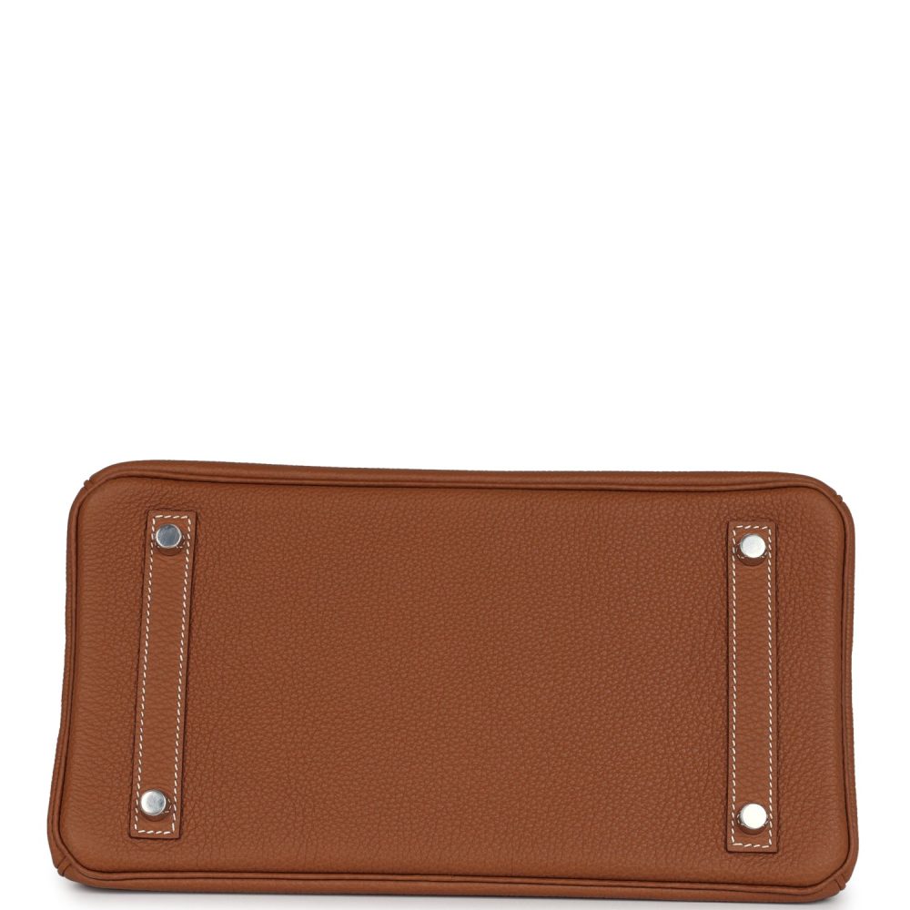 Hermes Birkin 30 Gold Togo Palladium Hardware - Image 6