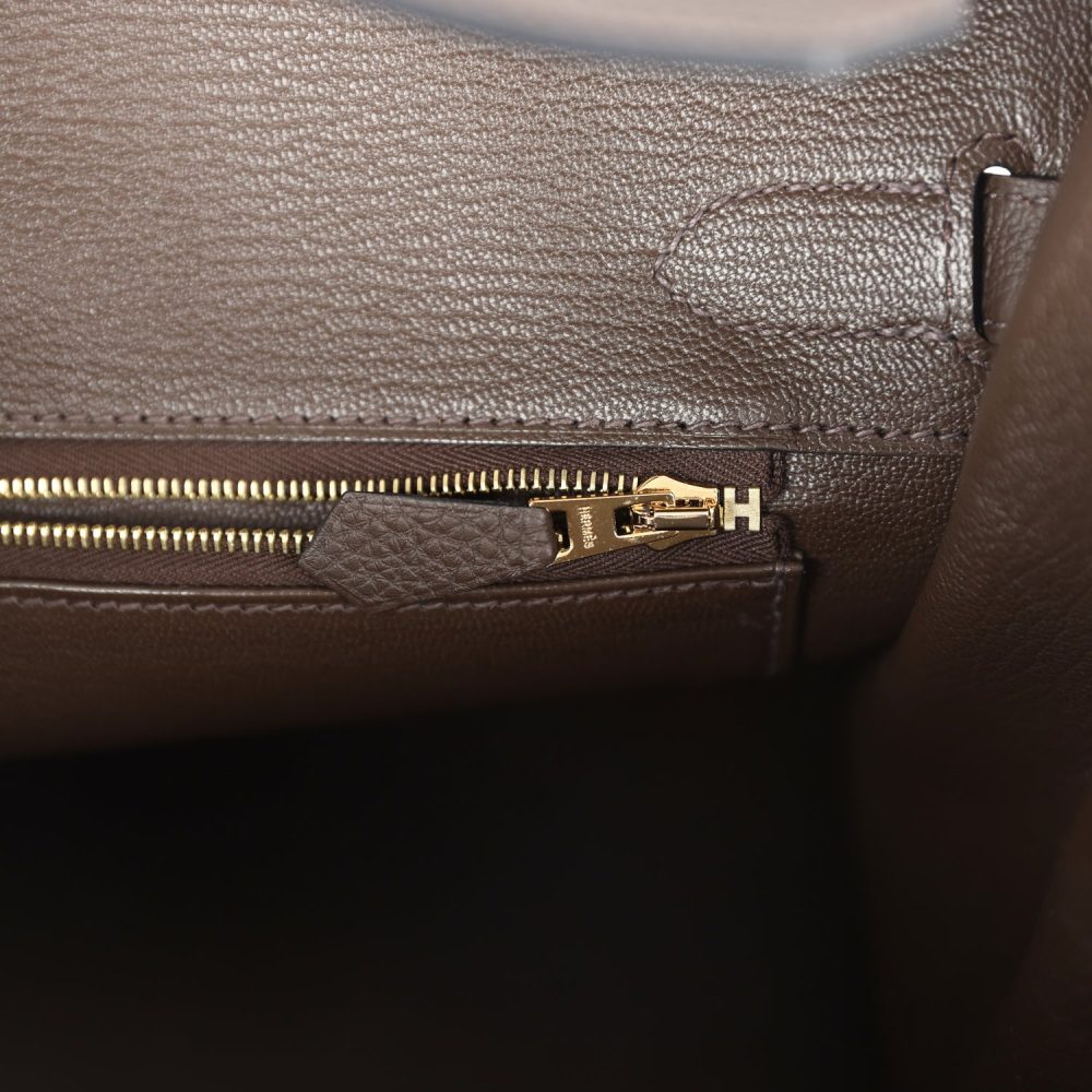 Hermes Birkin 30 Ecorce Togo Gold Hardware - Image 9