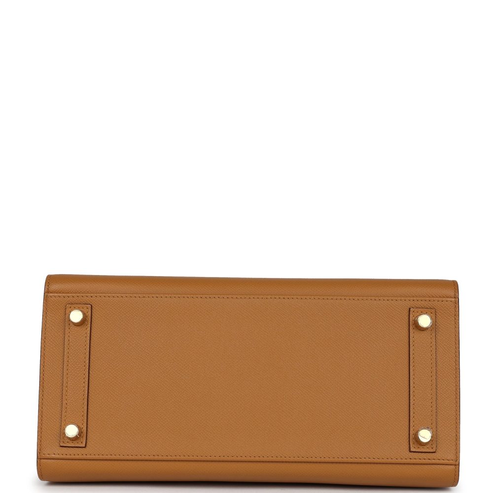Hermes Birkin Sellier 30 Sesame Epsom Gold Hardware - Image 6