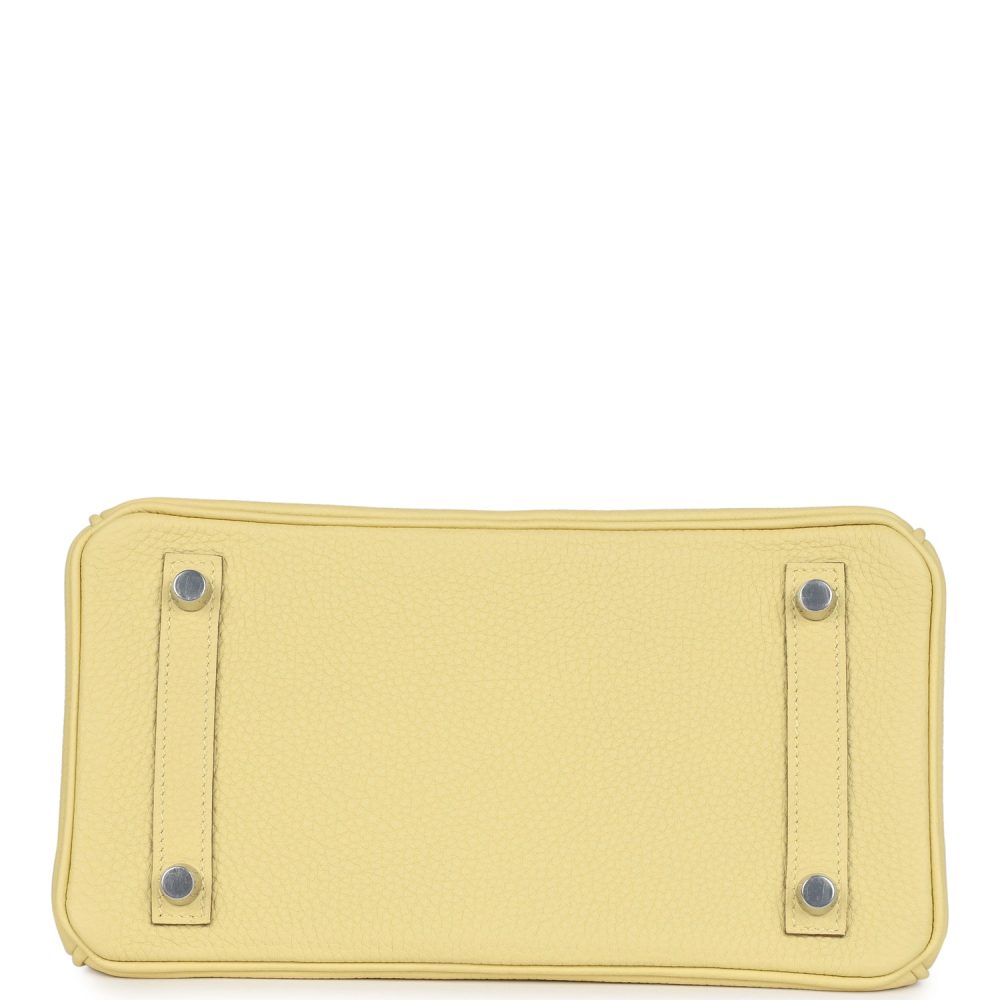 Hermes Birkin 25 Jaune Poussin Togo Palladium Hardware - Image 6