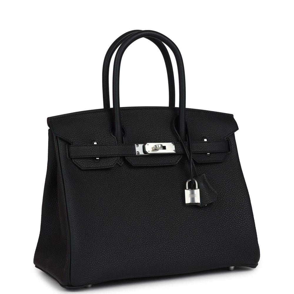 Hermes Birkin 30 Black Togo Palladium Hardware - Image 2