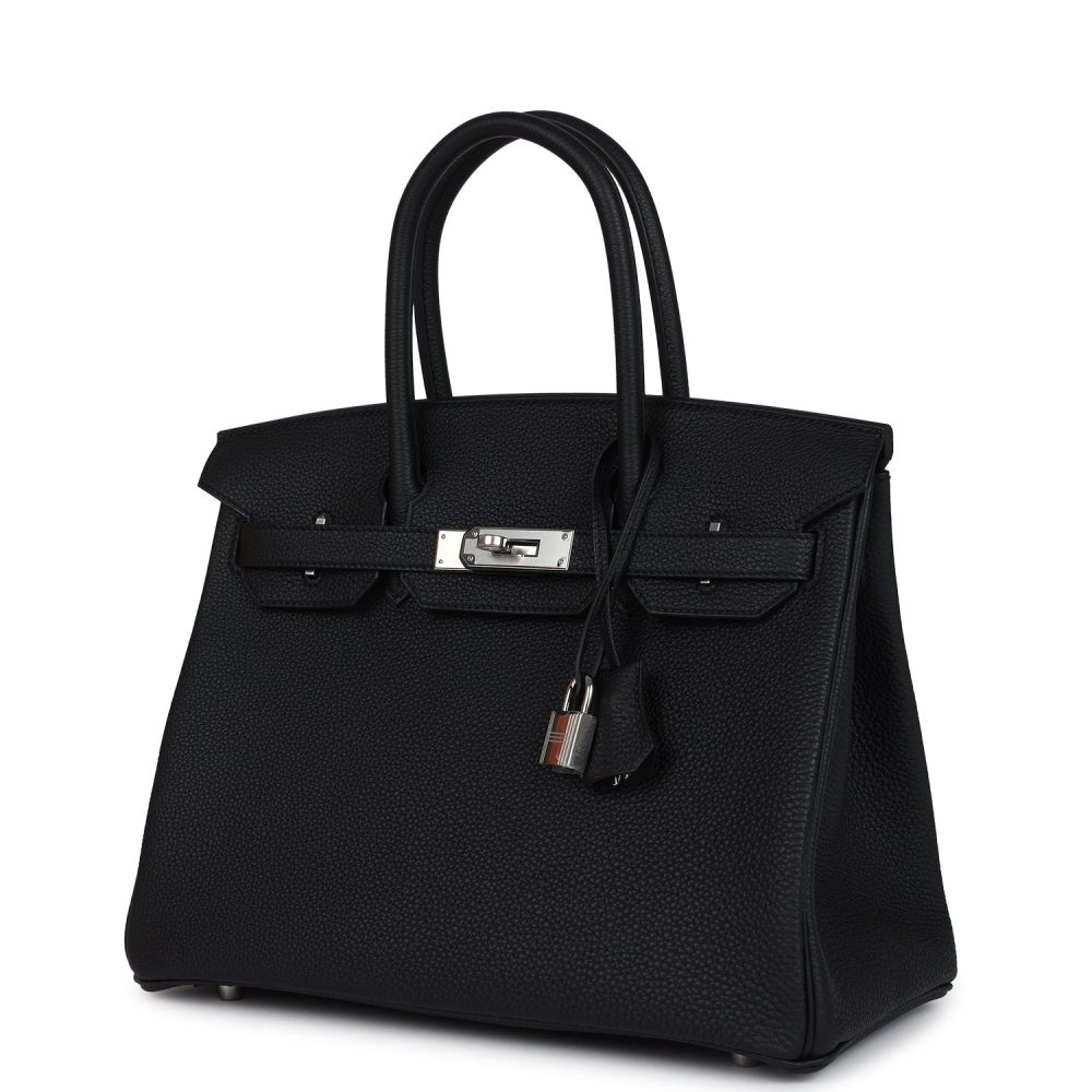 Hermes Birkin 30 Black Togo Palladium Hardware - Image 5