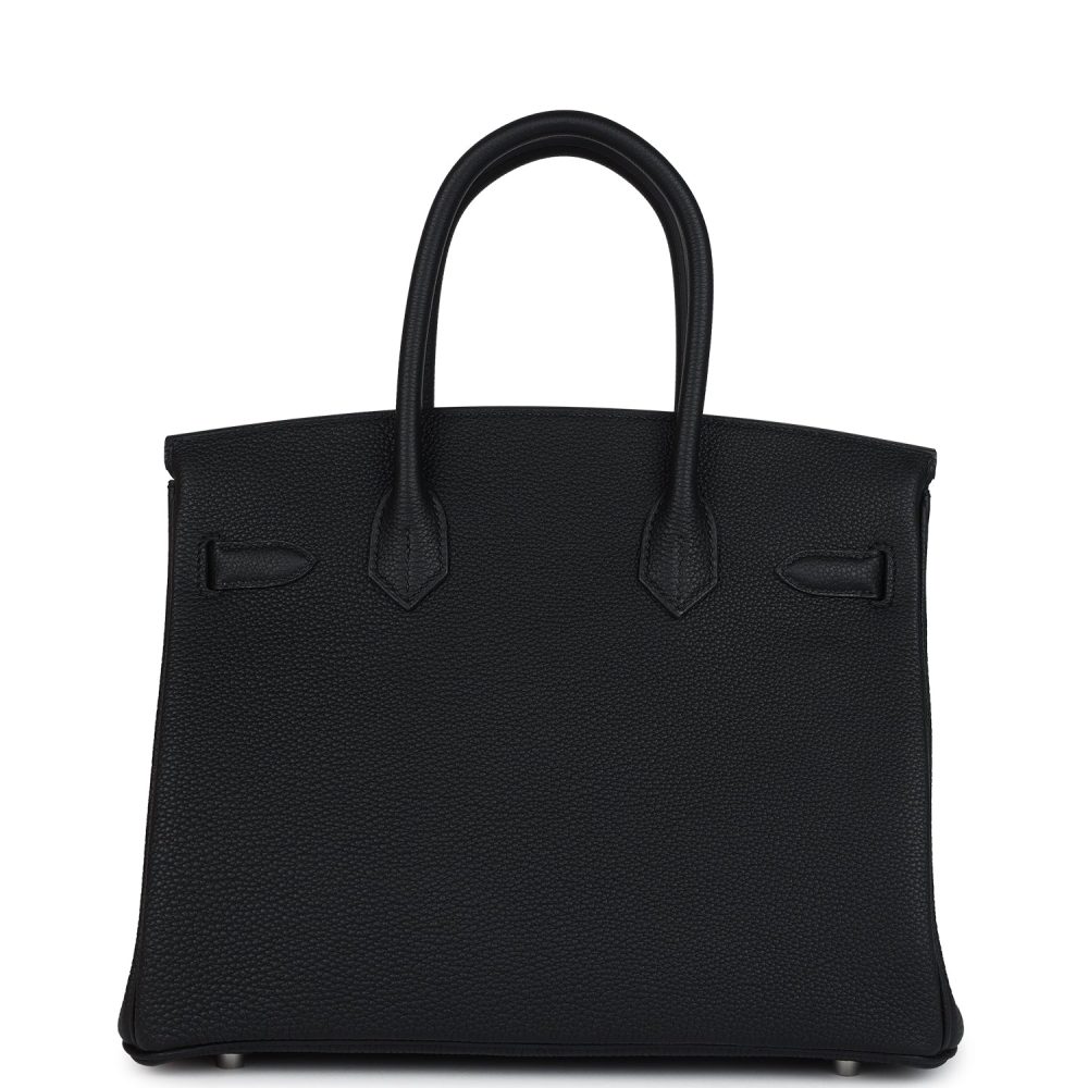 Hermes Birkin 30 Black Togo Palladium Hardware - Image 4