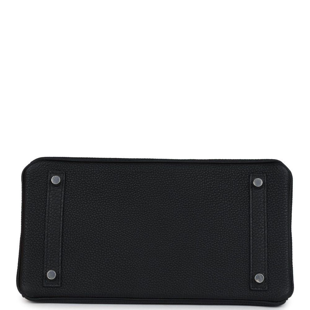Hermes Birkin 30 Black Togo Palladium Hardware - Image 6
