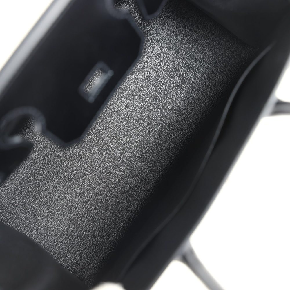 Hermes Birkin Sellier 30 Black Box Palladium Hardware - Image 8