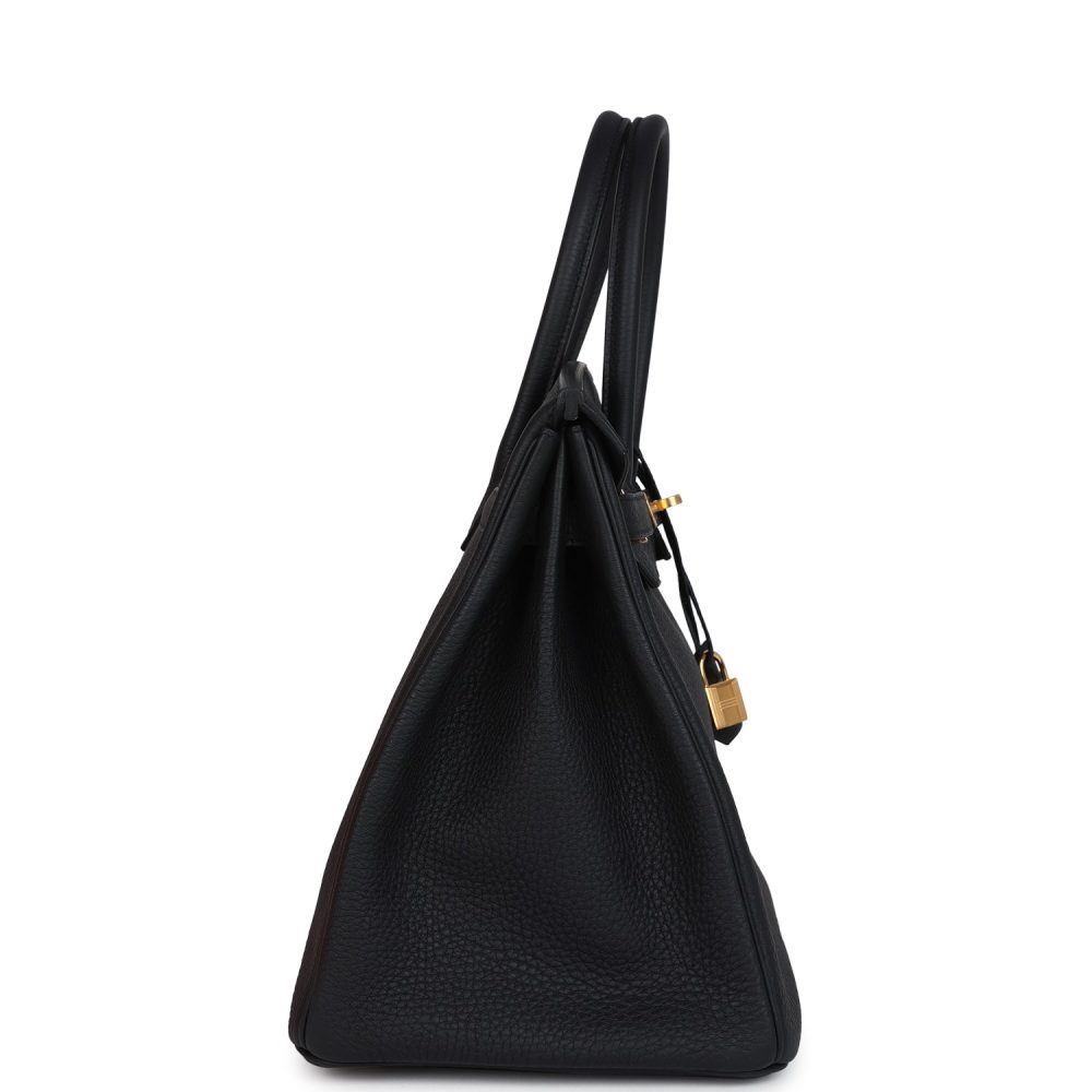 Hermes Birkin 35 Black Togo Gold Hardware - Image 4