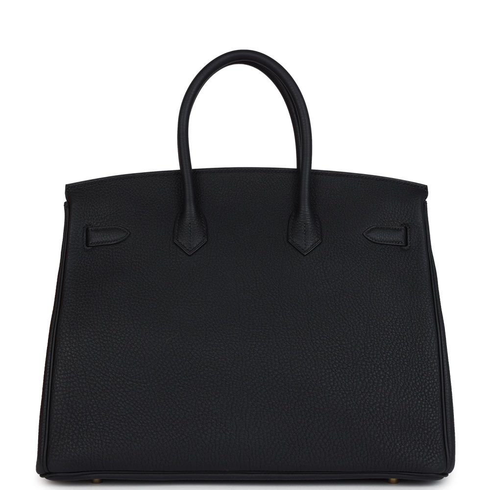 Hermes Birkin 35 Black Togo Gold Hardware - Image 5