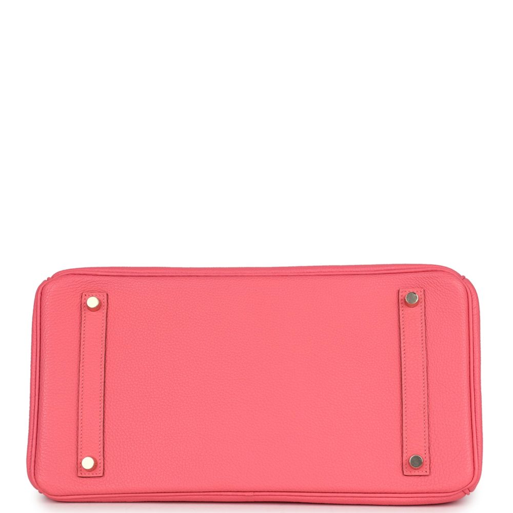 Hermes Birkin 35 Rose Lipstick Togo Gold Hardware - Image 6