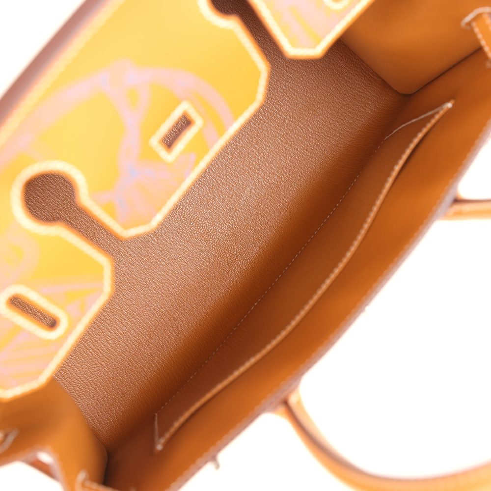 Hermes Birkin Sellier 30 "Zouaves Et Dragons" Naturel Sable Butler Palladium Hardware - Image 7