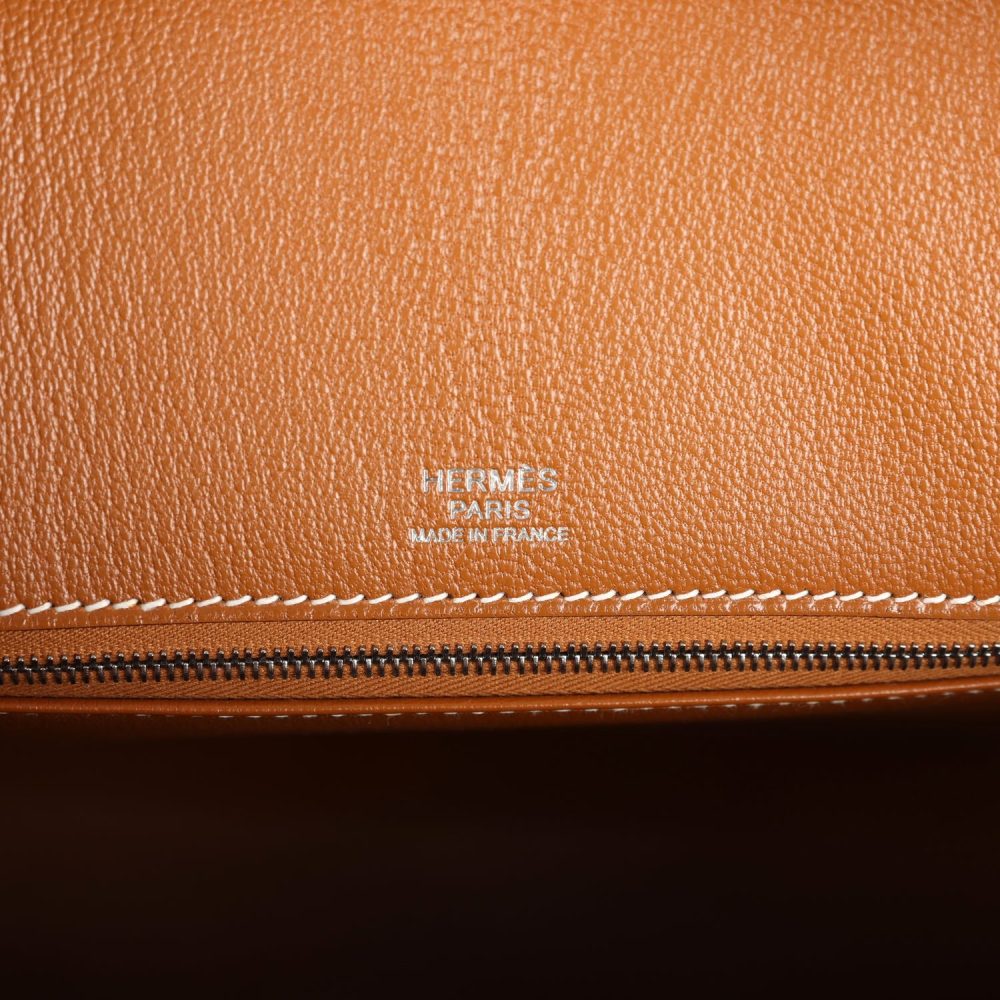 Hermes Birkin Sellier 30 "Zouaves Et Dragons" Naturel Sable Butler Palladium Hardware - Image 8