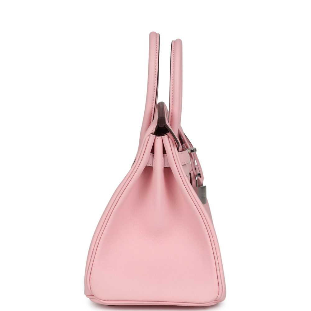 Hermes Birkin 25 Rose Sakura Swift Palladium Hardware - Image 4