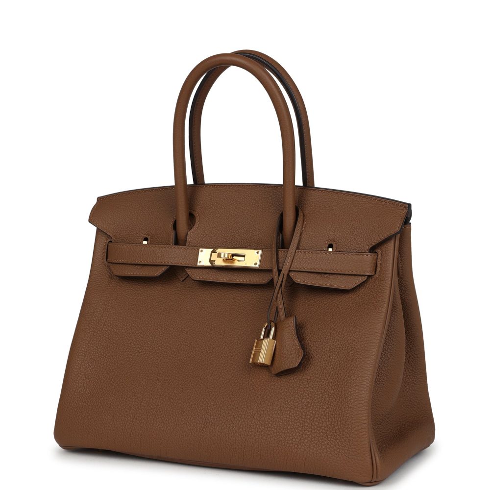 Hermes Birkin 30 Alezan Togo Gold Hardware - Image 5