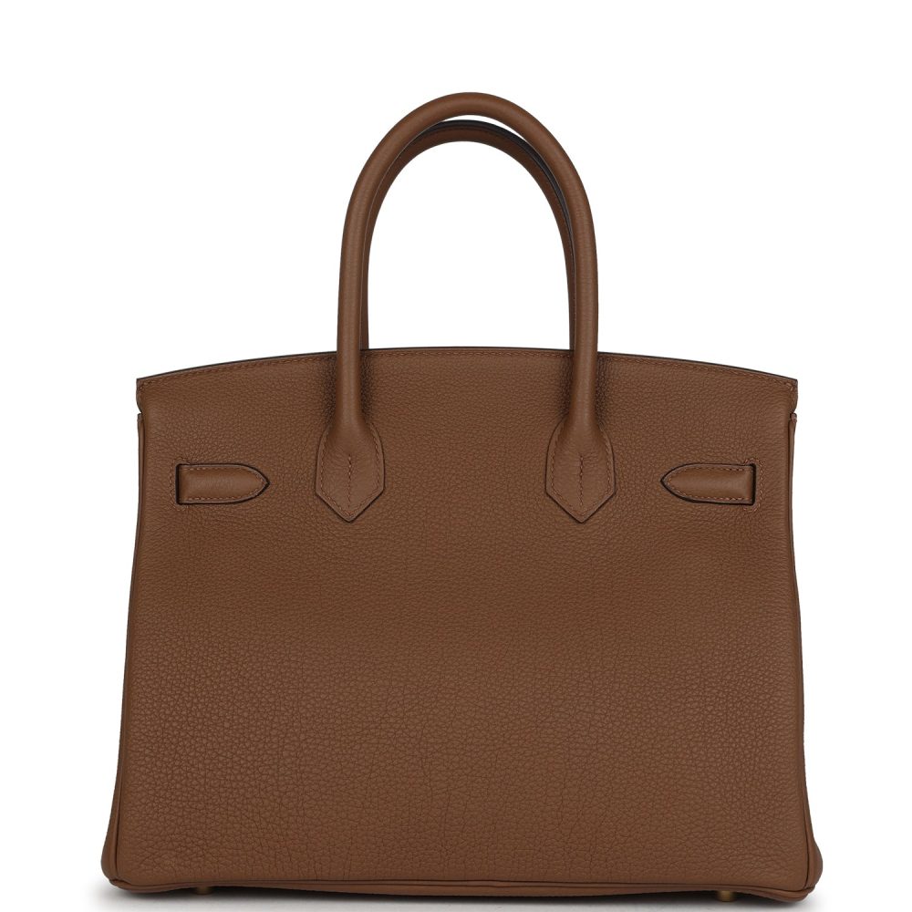 Hermes Birkin 30 Alezan Togo Gold Hardware - Image 4